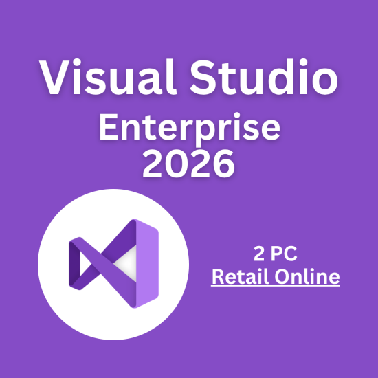 Visual Studio 2026 Enterprise 2PC [Retail Online]