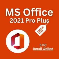 Special Offer - Office 2021 Pro Plus 5PC [Retail Online]