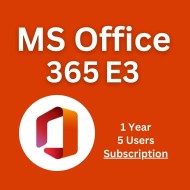 Microsoft Office 365 E3 - 5 User for 1 Year [Subscription]