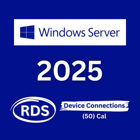 Windows Server 2025 Remote Desktop Services Device connections (50) CAL