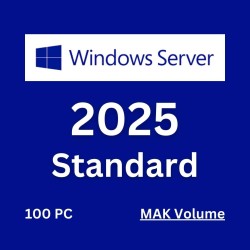 Windows Server 2025 Standard 100PC [MAK:Volume]