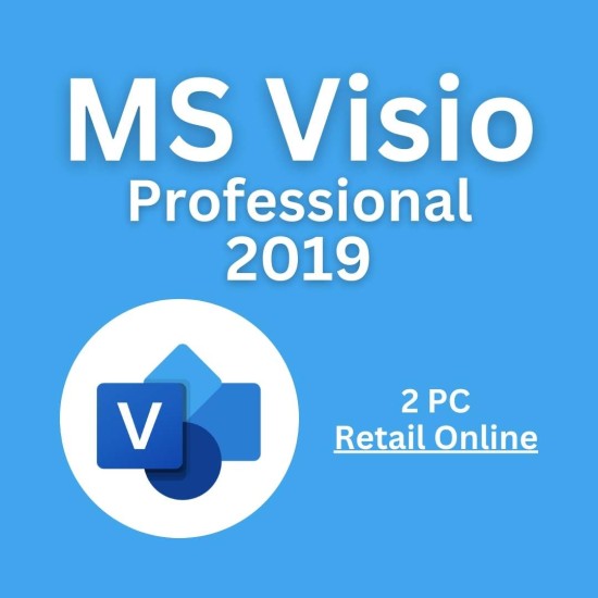 Visio 2019 Professional 2PC [Retail Online]