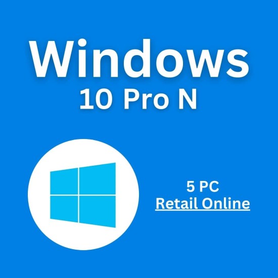 Windows 10 Pro N 5PC [Retail Online]