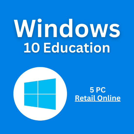 Windows 10 Education 5PC [Retail Online]