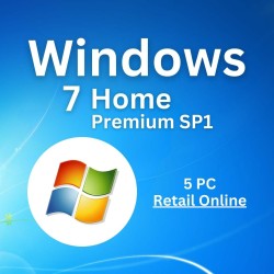 Windows 7 Home Premium SP1 5PC [Retail Online]